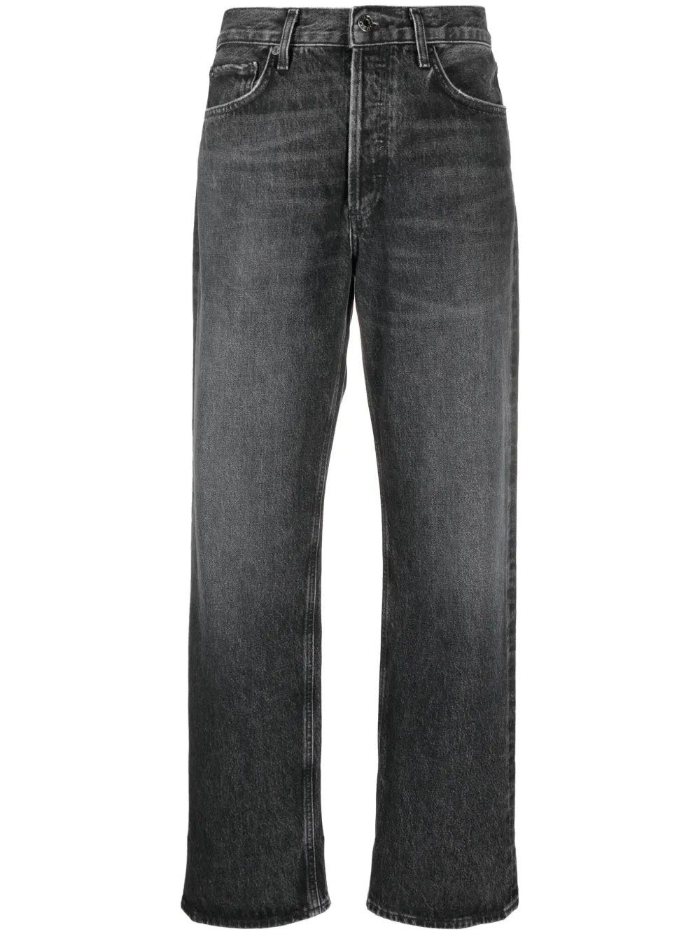 AGOLDE jeans capri con tiro alto | negro | Image 1