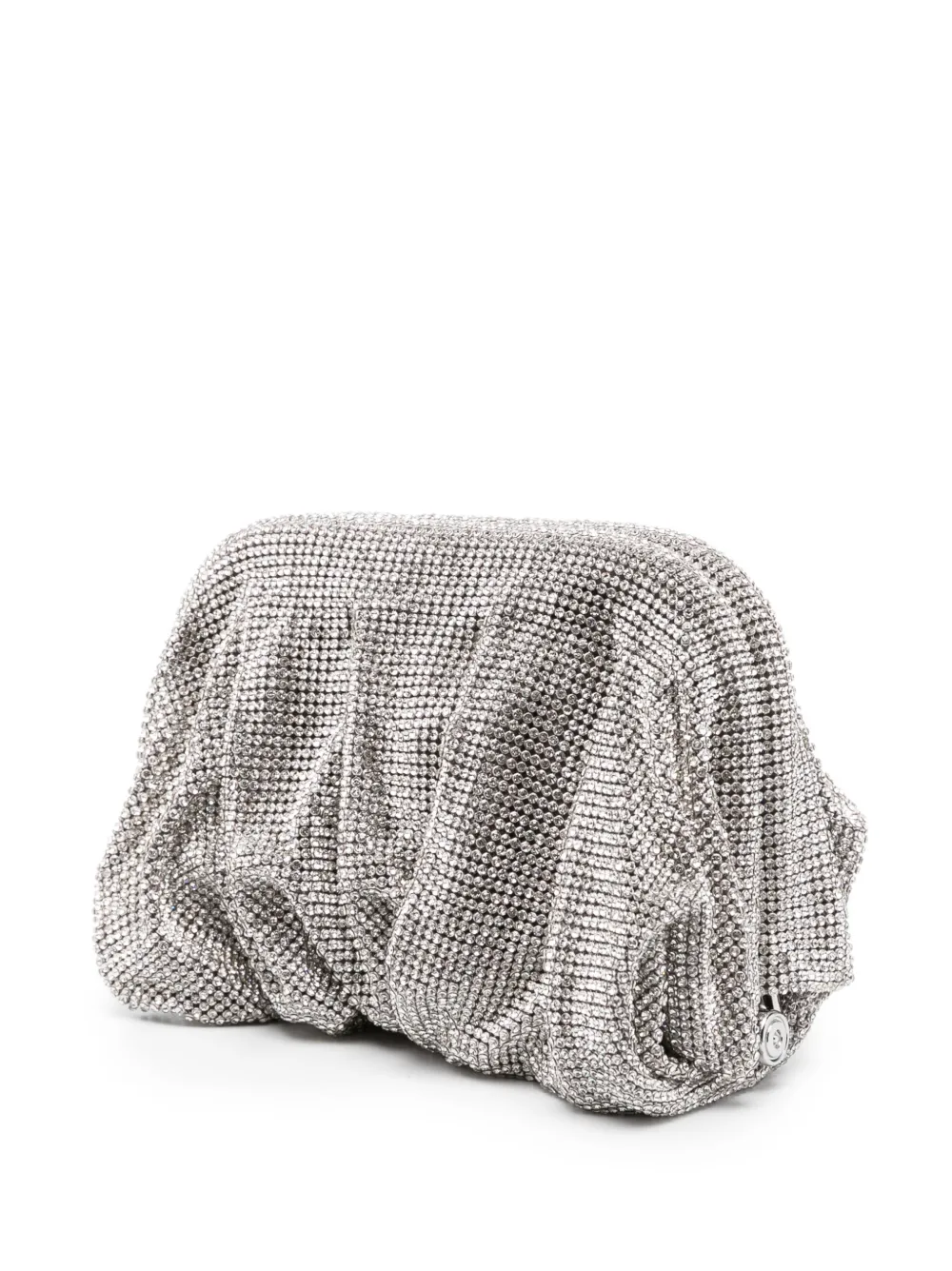 Benedetta Bruzziches Venus La Petite Clutch Bag In Silver