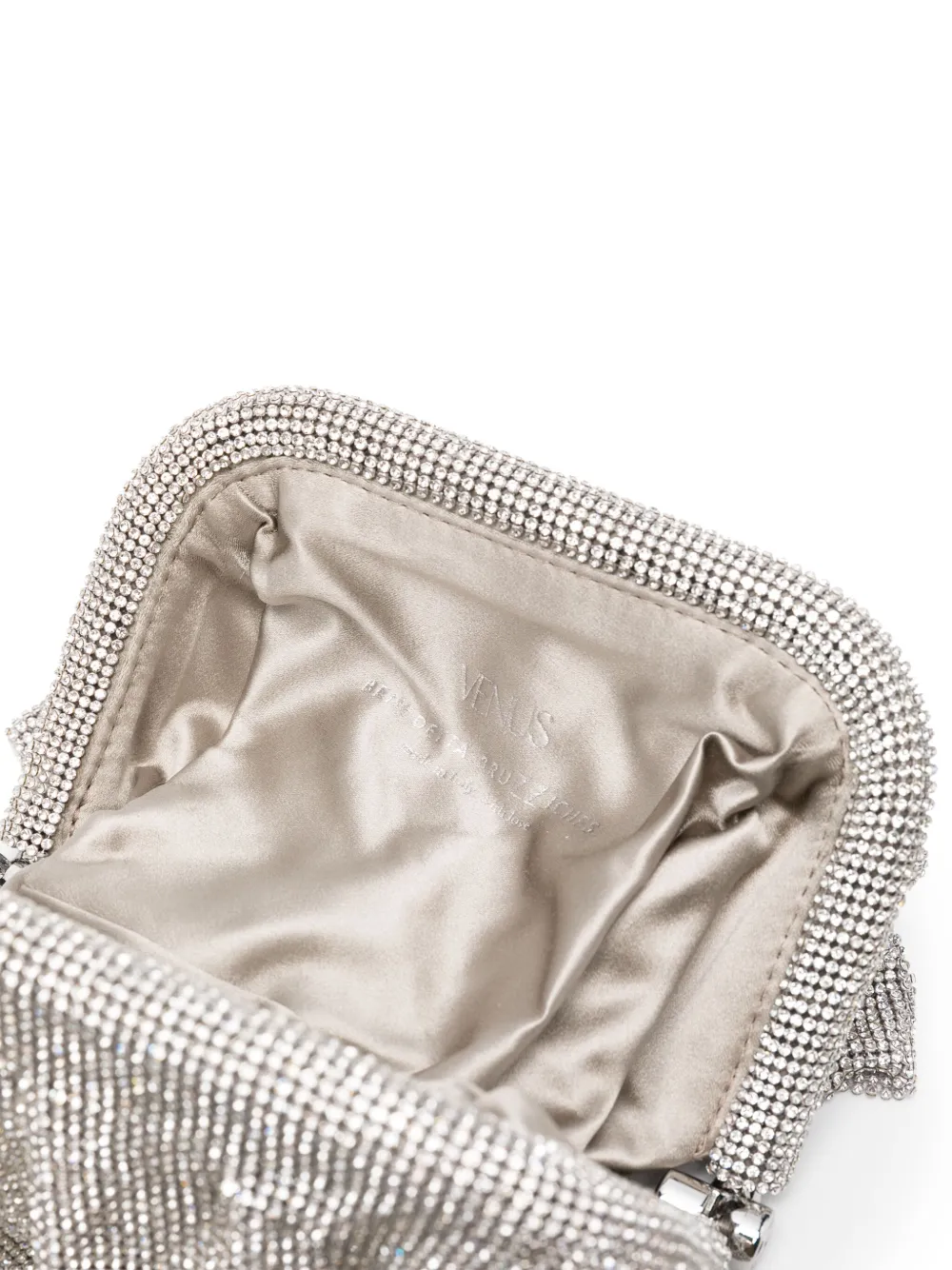 Benedetta Bruzziches Venus La Petite Clutch Bag In Silver