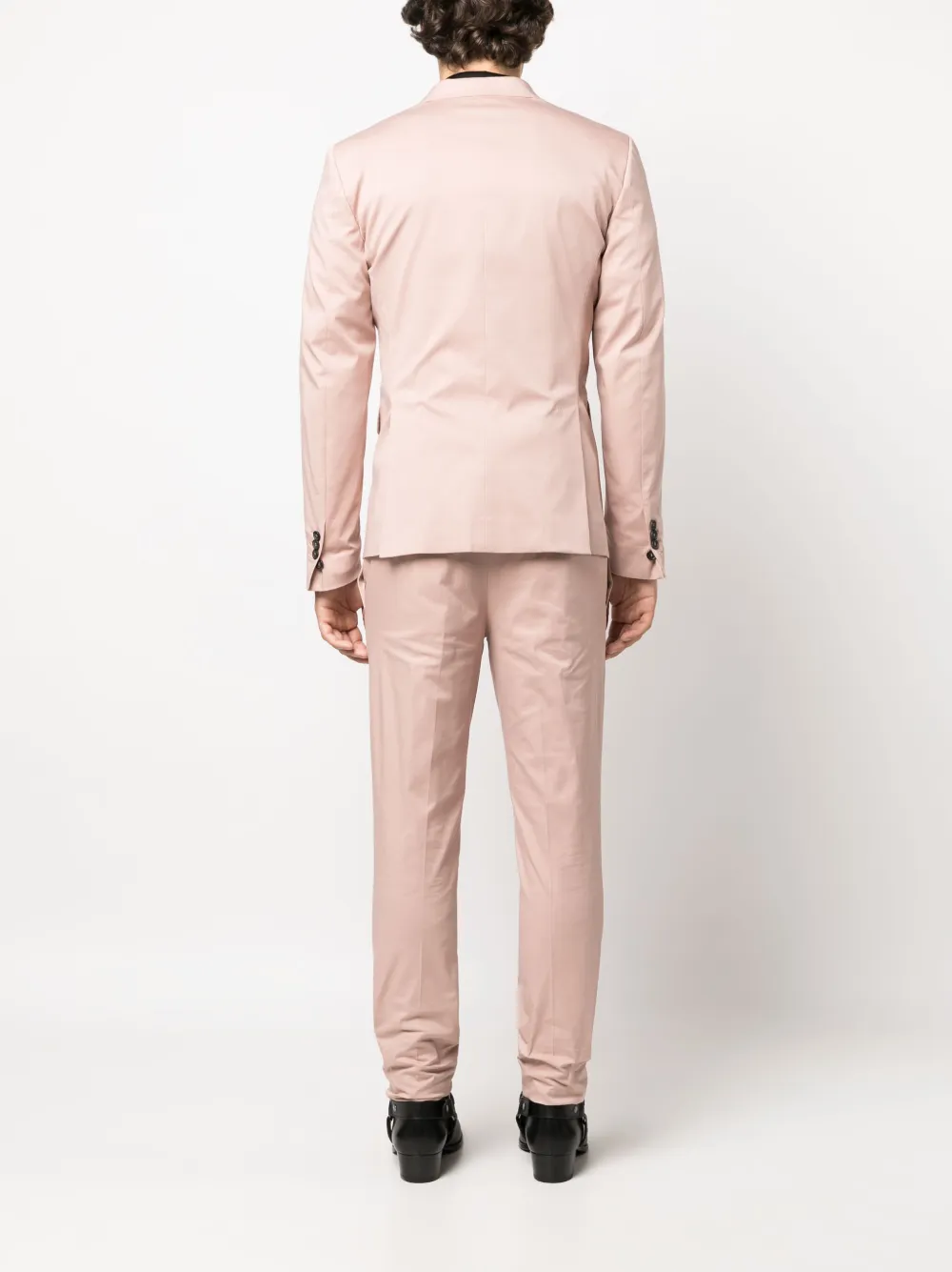 Dsquared2 Tailored Single-breasted Suit In Pink
