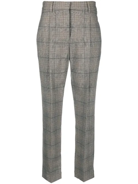 Brunello Cucinelli checked tailored trousers