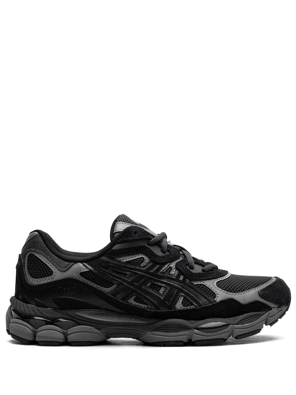 Asics Black Gel-nyc Sneakers In 020 Graphite Grey/bl