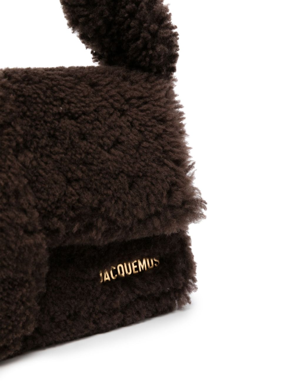 Jacquemus Le Bambidou shearling shoulder bag Women