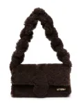 Jacquemus Le Bambidou shearling shoulder bag - Brown