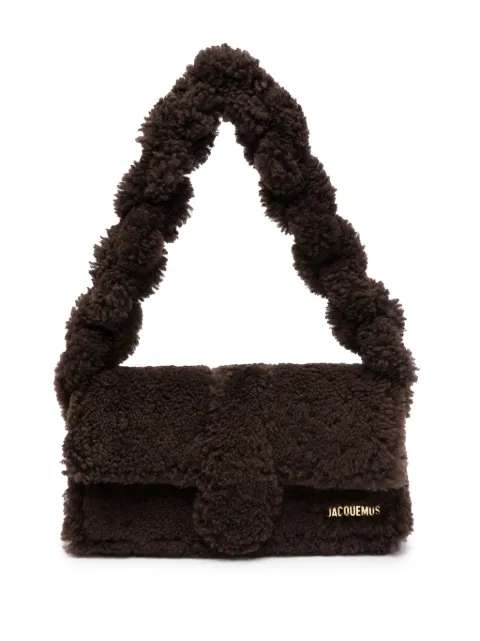 Jacquemus Le Bambidou shearling shoulder bag Women