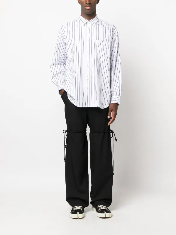 Comme Des Garçons Shirt Forever ストライプ シャツ | ホワイト