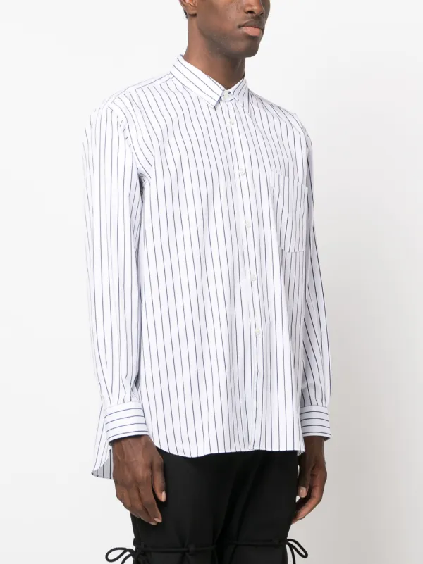 美品 COMME des GARCONS FOREVER ストライプ シャツ シャツ comme des garcons shirt forever ストライプシャツ