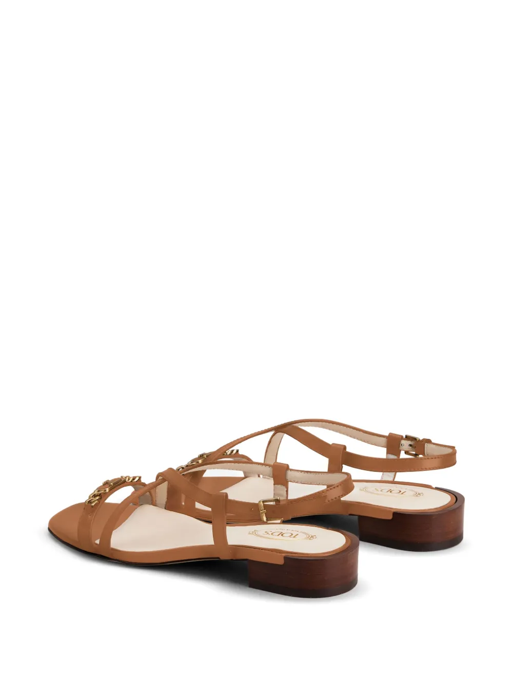 Tod's Leren sandalen Bruin