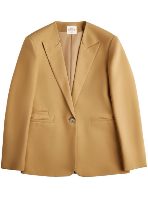 Tod's peak-lapel single-breasted blazer