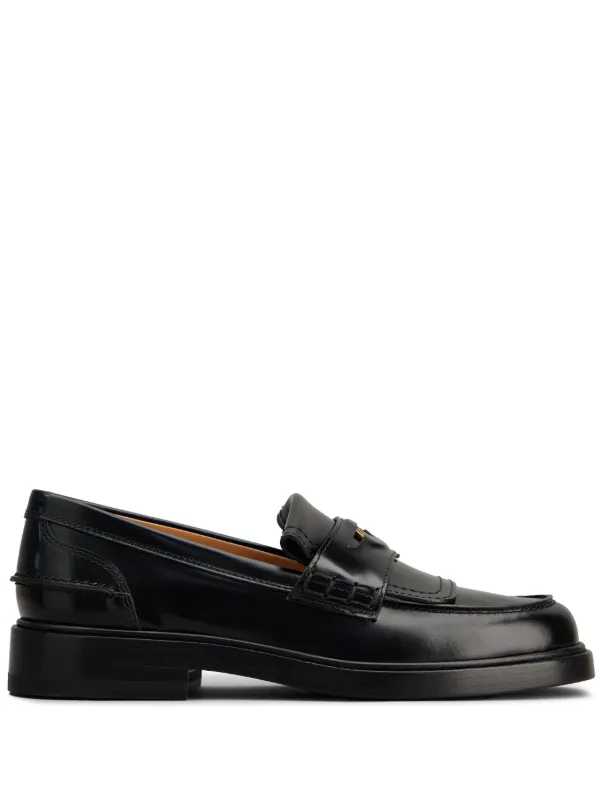 Tod's レザーローファー | ブラック | FARFETCH JP