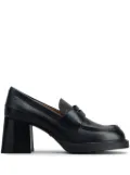 Tod's 85mm almond-toe leather pumps - Black