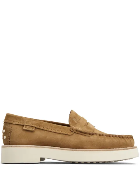 Tod's mocasines con logo en relieve