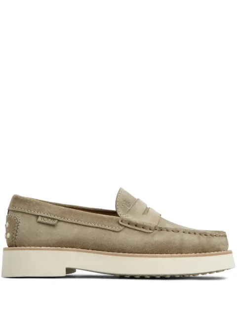 Tod's mocasines con logo en relieve