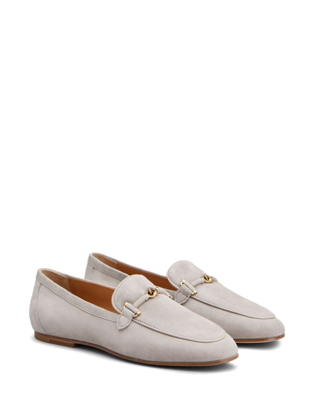 Image 2 of Tod's almond-toe leather loafers