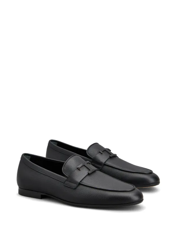 Tod's T Timeless レザーローファー | ブラック | FARFETCH JP