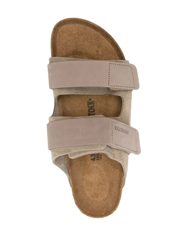 Birkenstock Kyoto touch-strap Leather Sandals | Neutrals