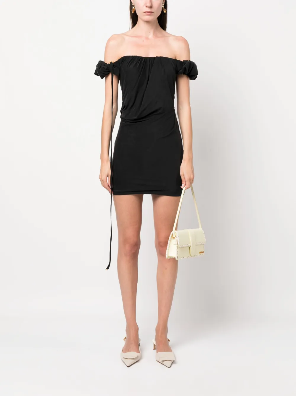 Jacquemus La Robe Ciceri draped minidress | Day Dresses | Image 2