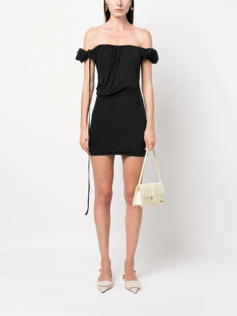 Jacquemus La Robe Ciceri draped minidress 233DR0872307990 - 1