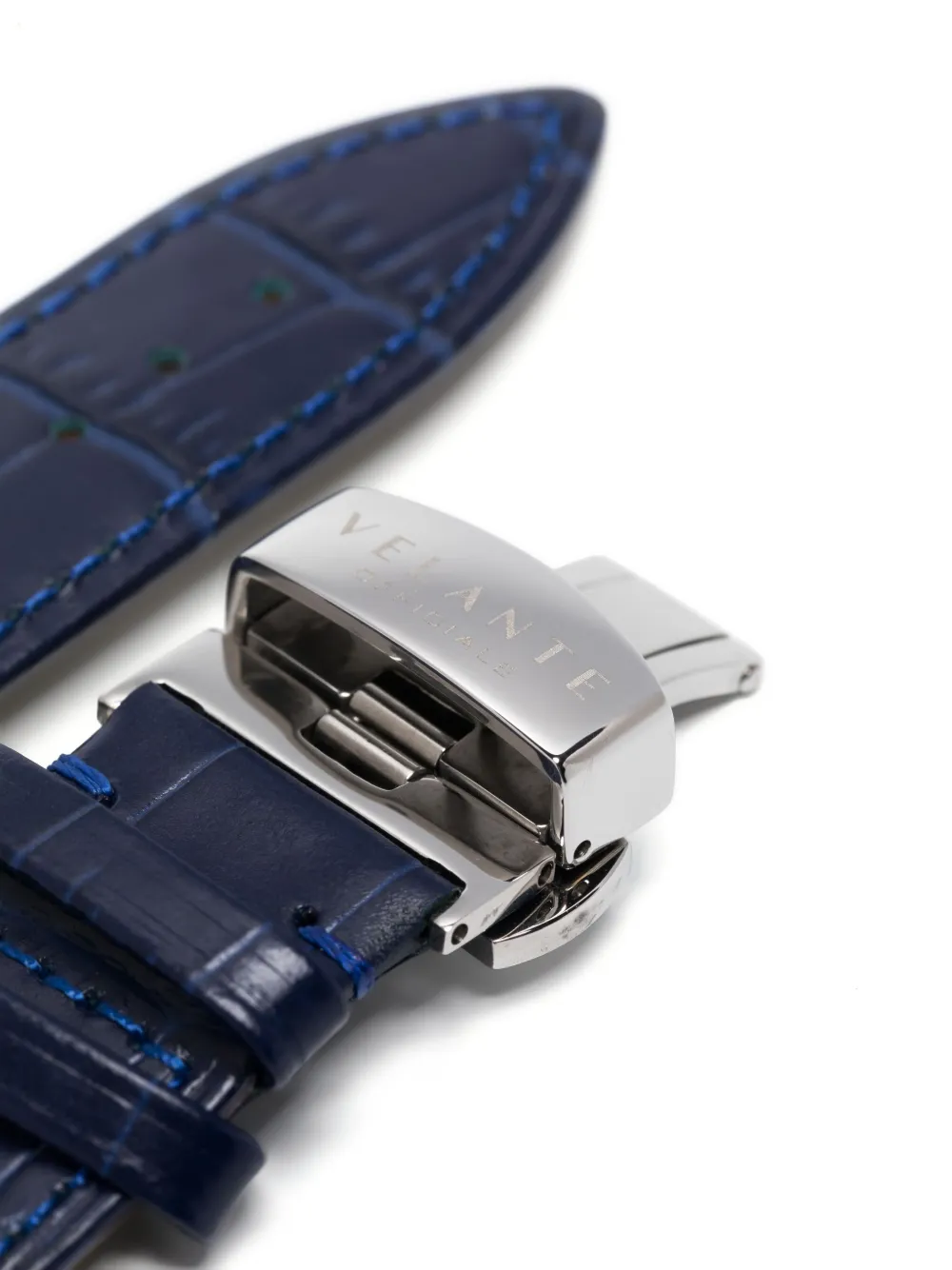 Loulou x VELANTE Officiale leather watch strap - Blauw