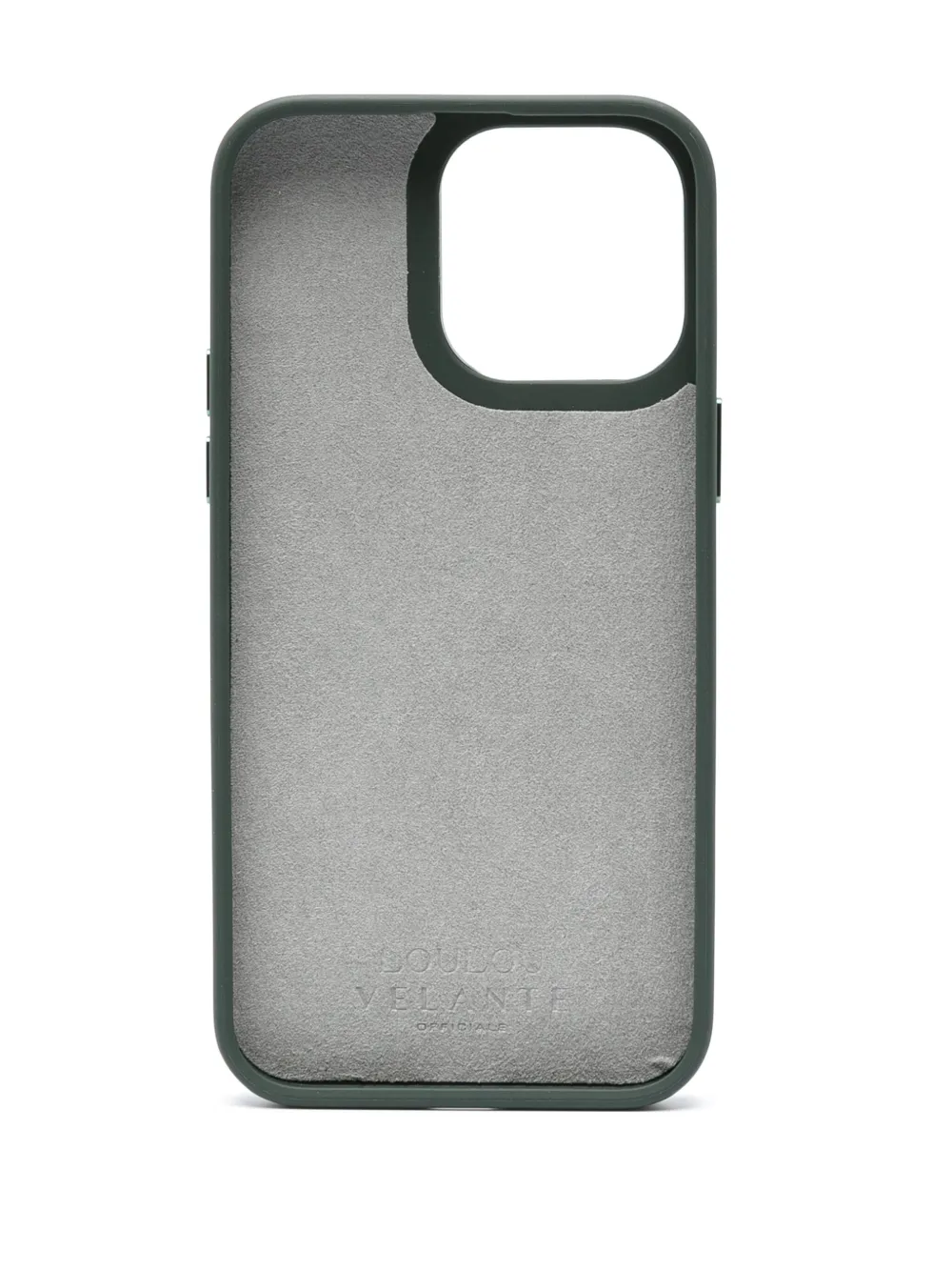 Loulou x Velante leather iPhone 14 Pro Max case - Groen