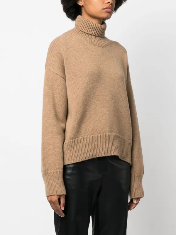Fine knit discount roll neck jumper