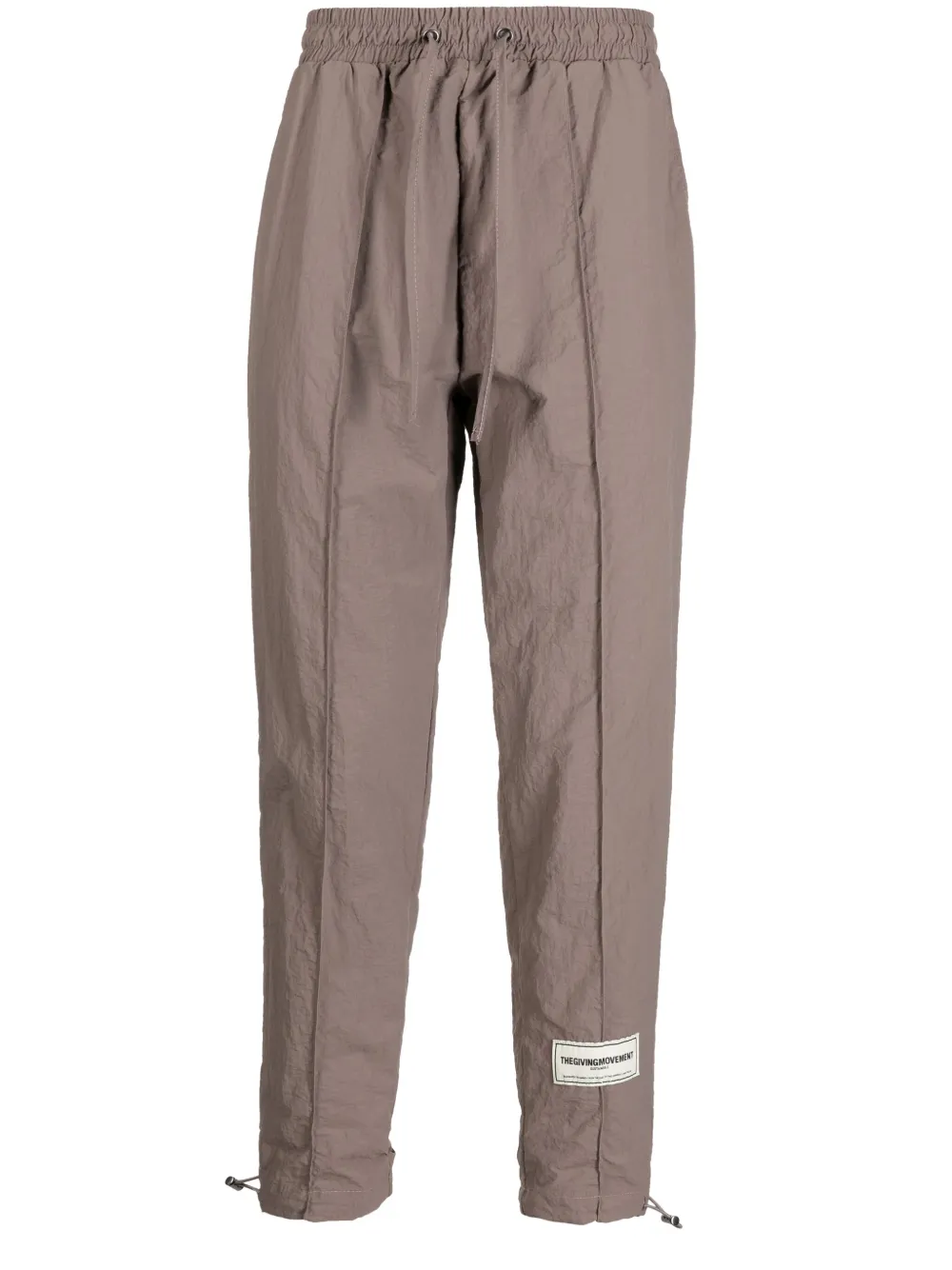 THE GIVING MOVEMENT Skinny Re-Shell100© track pants