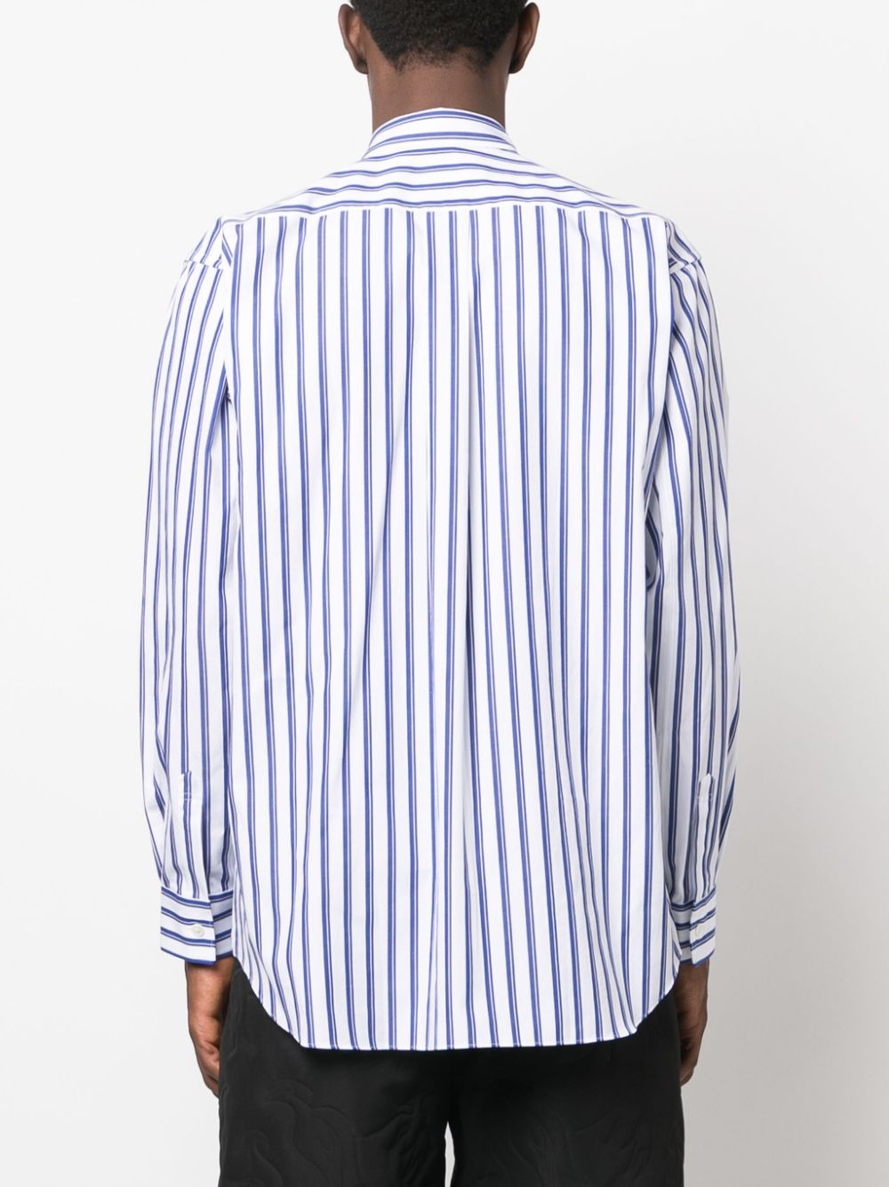 Comme Des Garcons Shirt striped long-sleeve cotton shirt Men