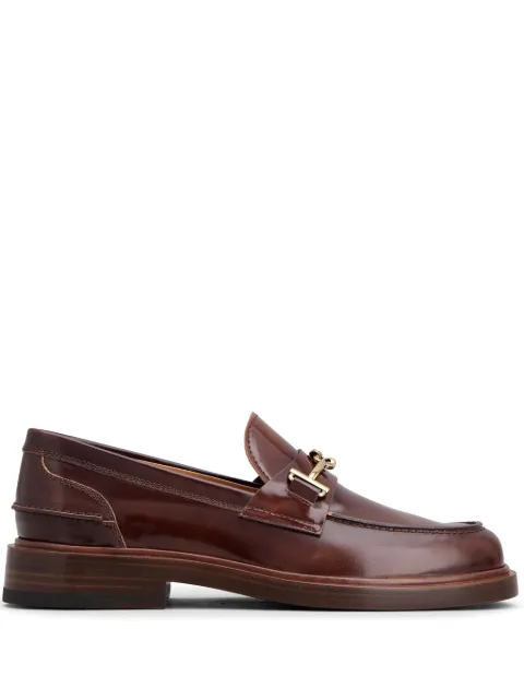 Tod's round-toe leather loafers