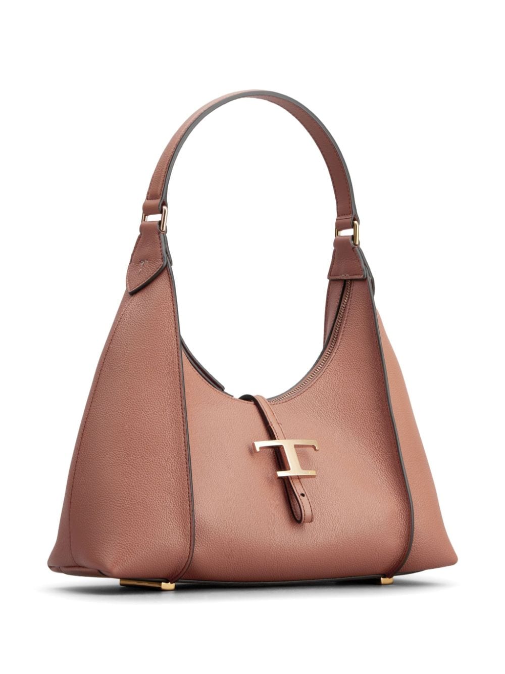 Shop Tod's Small Amanda Leather Shoulder Bag In 粉色