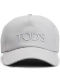 Tod's logo-embroidered cotton baseball cap - Grey