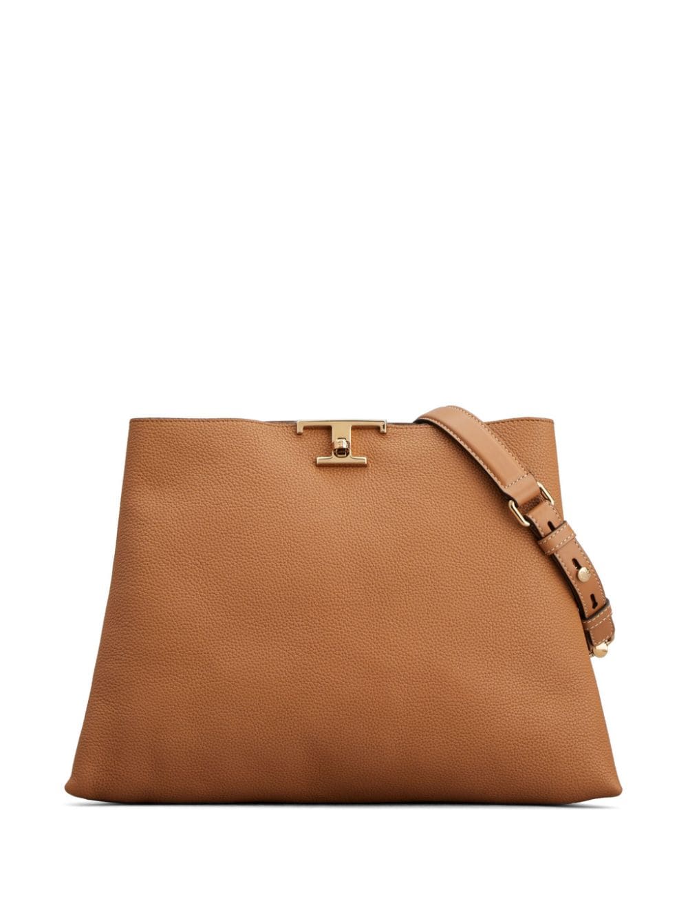 Tod's Medium T Timeless Leather Tote Bag In Brown