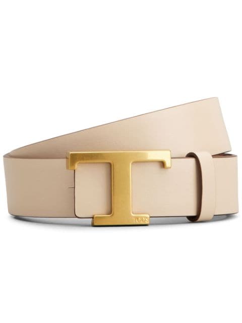 Tod's T Timless reversible leather belt 