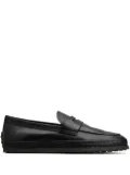 Tod's leather penny loafers - Black