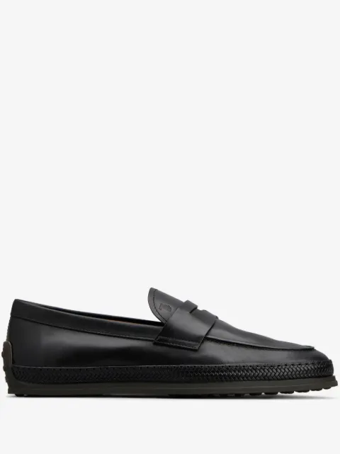 Tod's leather penny loafers