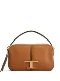 Tod's mini T Timeless leather crossbody bag - Brown