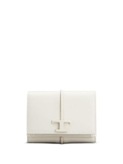 Tod's Street Style Plain leather trifold wallet