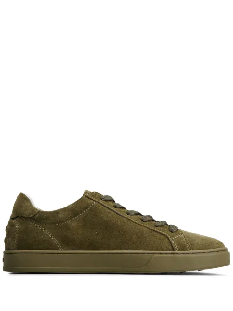 Tod's tenis de gamuza con detalle del logo