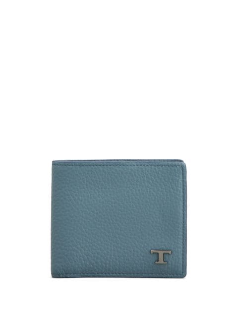 Tod's logo-plaque bi-fold leather wallet