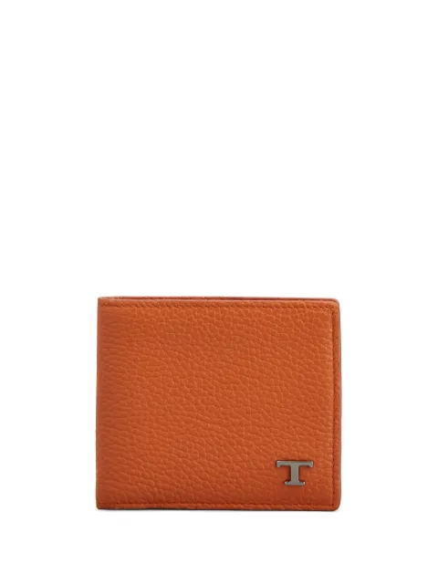 Tod's logo-plaque bi-fold leather wallet