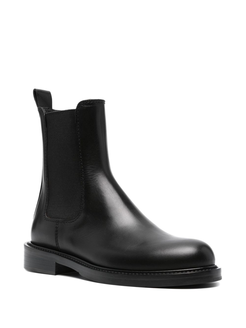 Paul Warmer Frederique round-toe black boots - Zwart