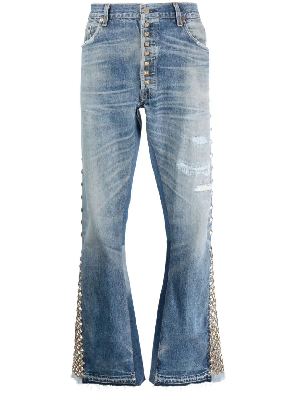 Gallery Dept. Mid-rise Wide-leg Jeans In Blue