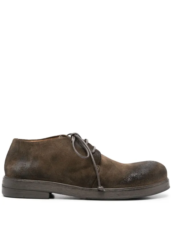 Marsell Zucca Zeppa Suede Brogues Brown FARFETCH BH