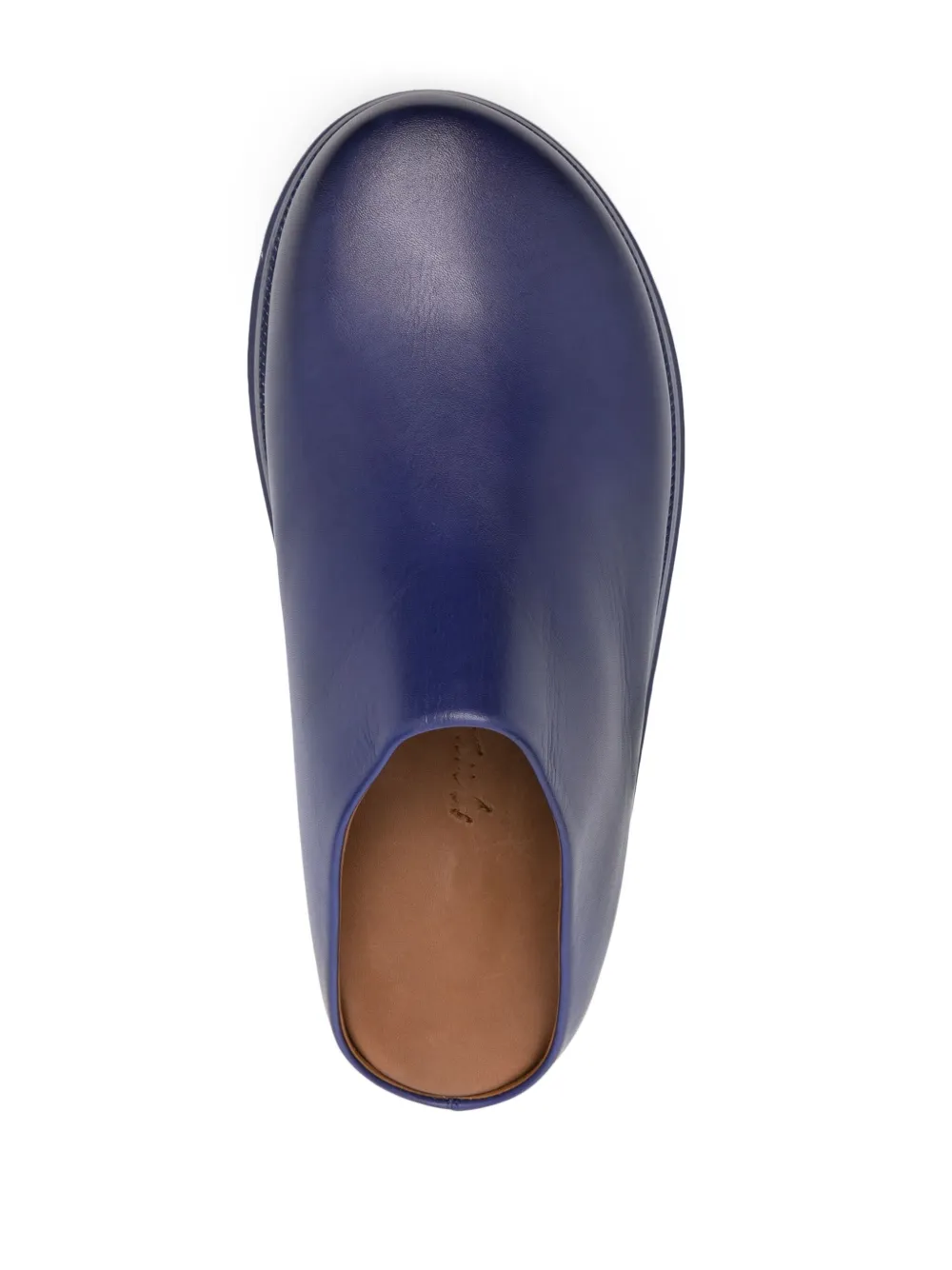 Marsèll Accom Leather Mules In Blue