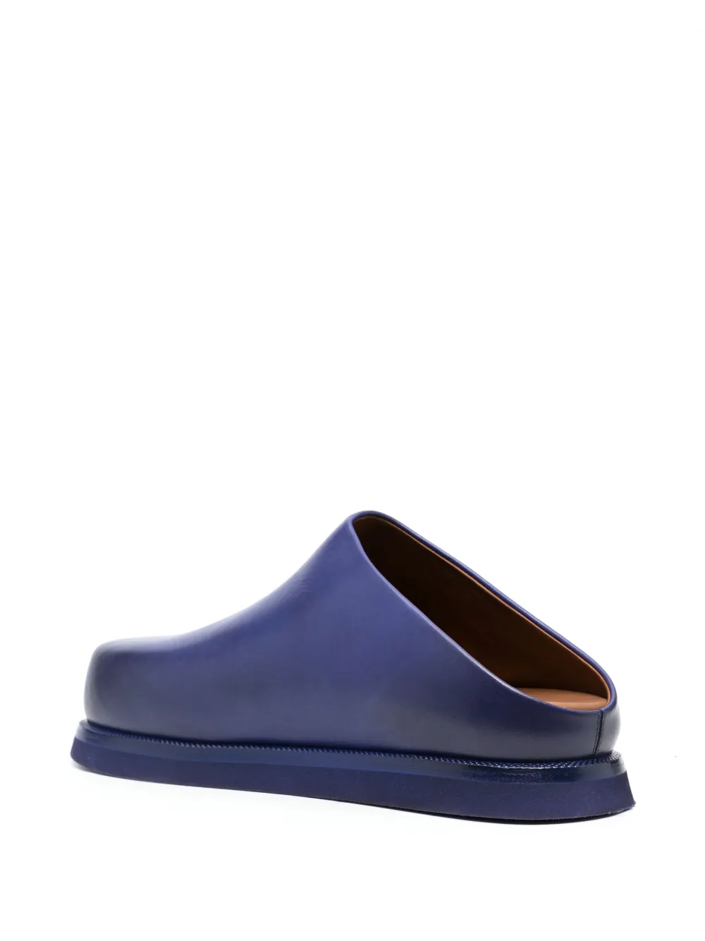 Marsèll Accom Leather Mules In Blue