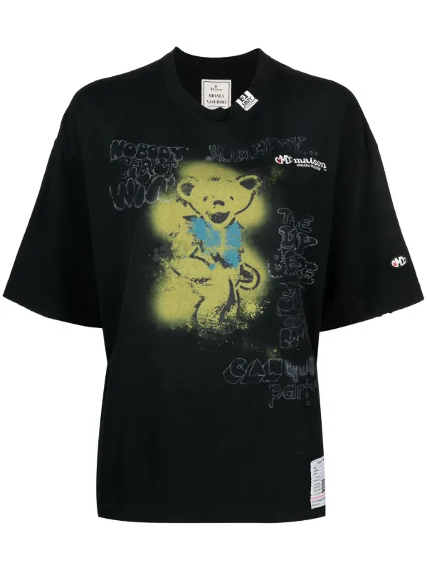 Louis Vuitton Graffiti Print Shortsleeved T-shirt - Farfetch