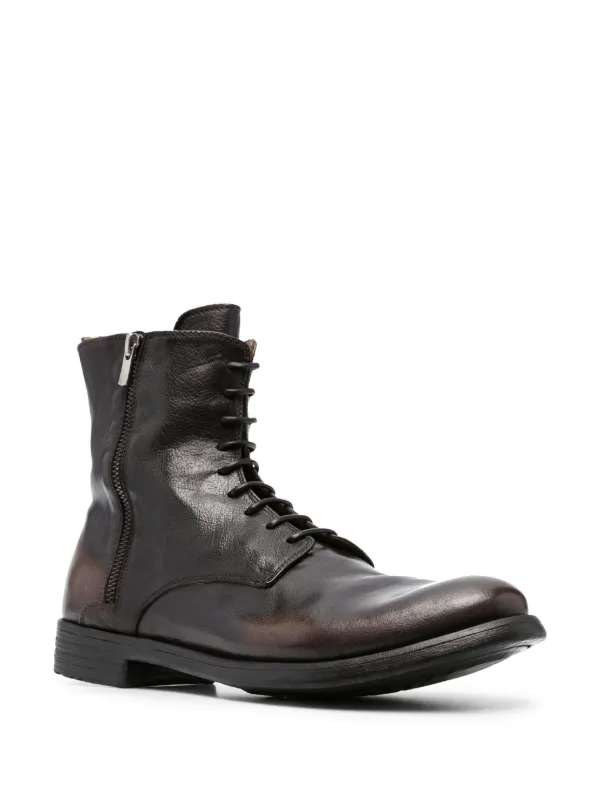 Mens patent clearance leather ankle boots