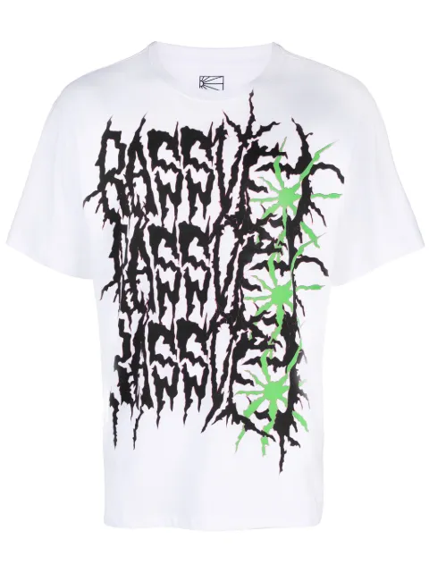  RASSVET graphic-print cotton T-shirt 