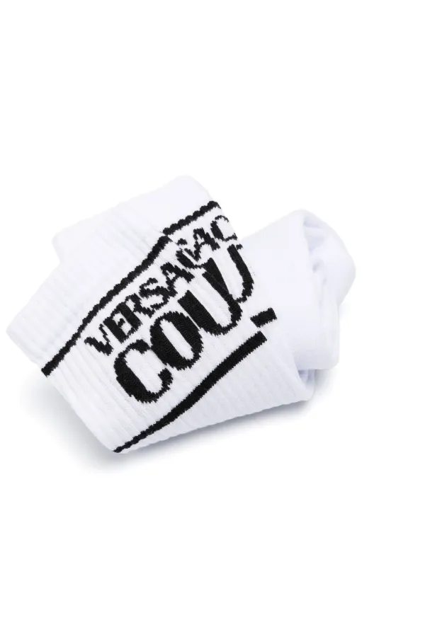Versace Jeans Couture ロゴ 靴下 | ホワイト | FARFETCH JP
