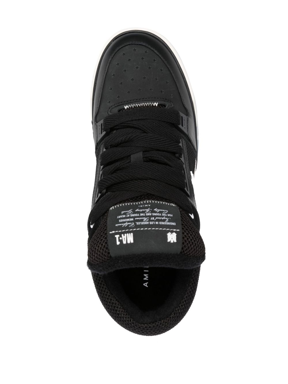 AMIRI logo-patch lace-up Sneakers | Black | FARFETCH