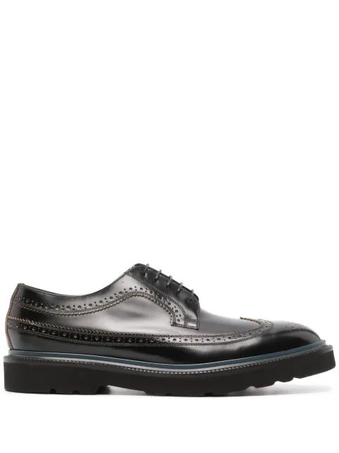 Paul Smith perforated almond-toe brogues